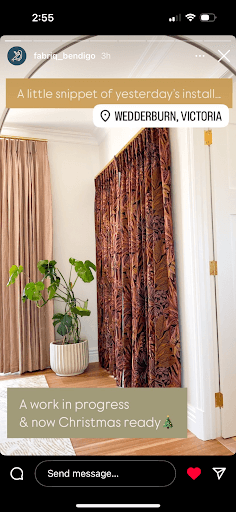 Fabriq (formerly Reanne Curtains & Designs) — Customer photo