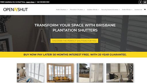 Open N Shut - Adelaide Roller Shutters, Outdoor Blinds & Plantation Shutters — Customer photo
