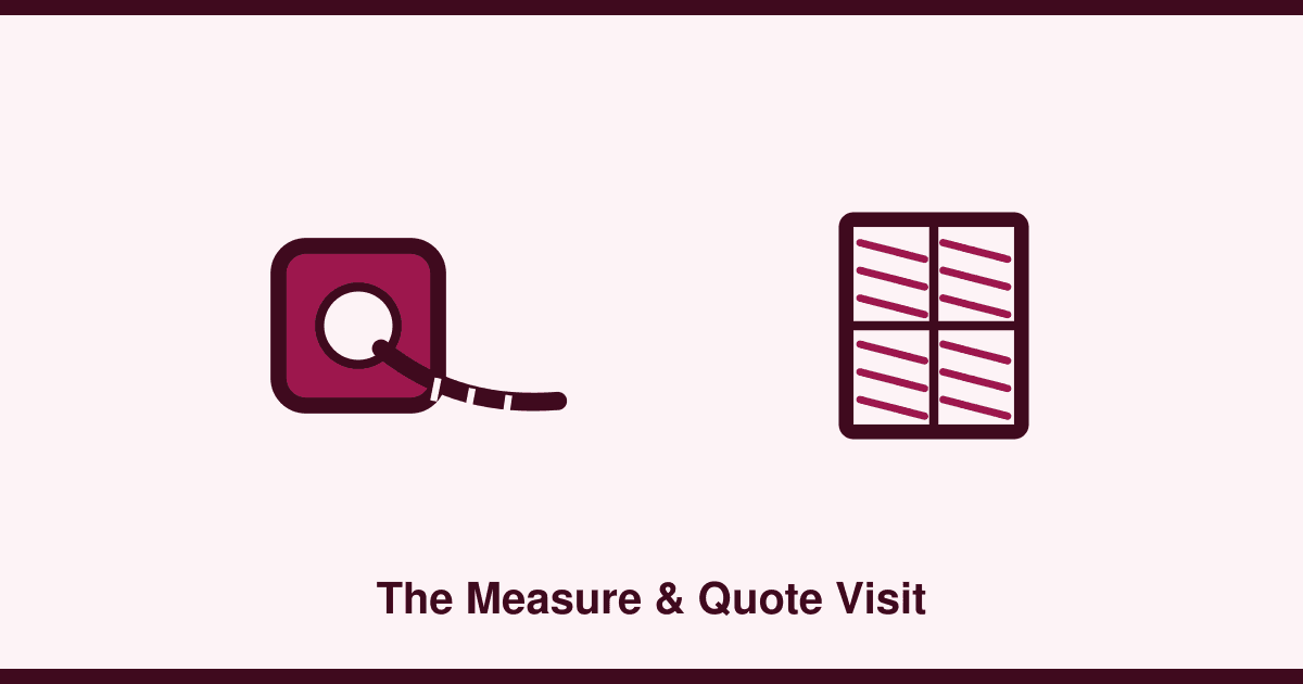 Measuring and installation: what a measure-and-quote appointment actually involves